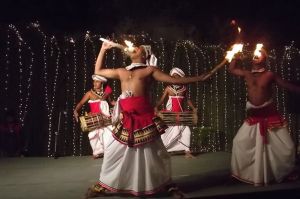 SriLankan  Dancers at the  Independence Day  Celebration  in India 