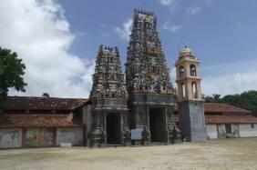 One of the oldest Hindu temples in Jaffna Karainagar. Pix AAN 